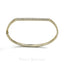 Minimalist 0.3CT Round Brilliant Diamond Bangle Set in 14K Yellow Gold W/ Open Box Clasp - Virani Jewelers
