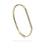 Minimalist 0.3CT Round Brilliant Diamond Bangle Set in 14K Yellow Gold W/ Open Box Clasp - Virani Jewelers