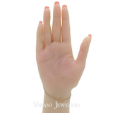 Minimalist 0.7 CT Diamond Finger Bracelet set in an 18K Rose Gold Leaf Shape - Virani Jewelers | Minimalist 0.7ct Diamond Finger Bracelet set in an 18K Rose Gold Leaf Shape for woman. This rose ...