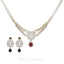 4.81CT Diamond Fluer Rebelle Necklace & Earrings Set in 18K Yellow Gold - Virani Jewelers