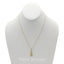 0.29CT Diamond Overlay Tear Pendant Necklace & Earrings Set in 18K Yellow Gold - Virani Jewelers