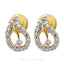 0.29CT Diamond Overlay Tear Pendant Necklace & Earrings Set in 18K Yellow Gold - Virani Jewelers