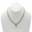 4.95CT Diamond Necklace & Earrings Set in 18K Gold W/ Pear Frame Pendant & Single Drop Pearl - Virani Jewelers