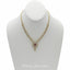 4.33CT Bisou Heart Diamond Necklace & Earrings Set in 18K Yellow Gold W/ Centre Ruby - Virani Jewelers