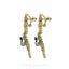 Peacock Diamond Pendant Necklace & Earring Set in 18K Gold W/ 4.51CT Round Diamonds - Virani Jewelers