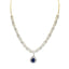 18K Multi Tone Gold Diamond Necklace & Earrings Set W/ 3.79ct VVS Diamonds, Pisces & Circle Link,  & Changeable Gem Feature - Virani Jewelers