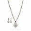 11.25CT Diamond Heart Link Chain Necklace & Earring Set in 18K Yellow Gold - Virani Jewelers