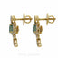 1.72CT Diamond Teardrop Chain Link Necklace & Earrings Set in 18K Yellow Gold - Virani Jewelers