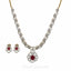 2.6CT Diamond Paisley Link Necklace & Earrings Set in 18K Yellow Gold - Virani Jewelers