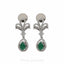 Fluer De Lis 2.75CT Diamond Link Necklace & Earrings Set in 18K White Gold - Virani Jewelers