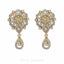 5.63CT Diamond Fluer De Force Necklace & Earrings Set in 18K Yellow Gold - Virani Jewelers