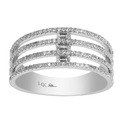 14K White Gold Diamond Ring - Virani Jewelers