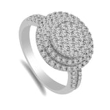 0.9CT Diamond Double Halo Ring set in 14K White Gold - Virani Jewelers | 0.9CT Diamond Double Halo Ring Set in 14K White Gold for Women

The ring features a double halo f...