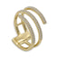 0.3CT Diamond Pave Stackable Ring in 14K Yellow Gold - Virani Jewelers