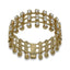 0.4CT DIamond Eternity Band in 14K Yellow Gold W/ Gatework Design - Virani Jewelers