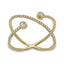 Minimalist 0.24 CT Twisting Diamond Ring in 14k Yellow Gold - Virani Jewelers