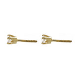 0.4 ct Diamond solitare stud earrings in 18k yellow gold - Virani Jewelers | 0.4 ct Diamond solitaire stud earrings in 18k yellow gold for women. Total weight is 3.7 grams.