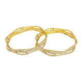 22K Gold 2 Piece Bangles - Virani Jewelers | 