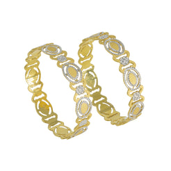 22K Gold 2 Piece Bangles - Virani Jewelers
