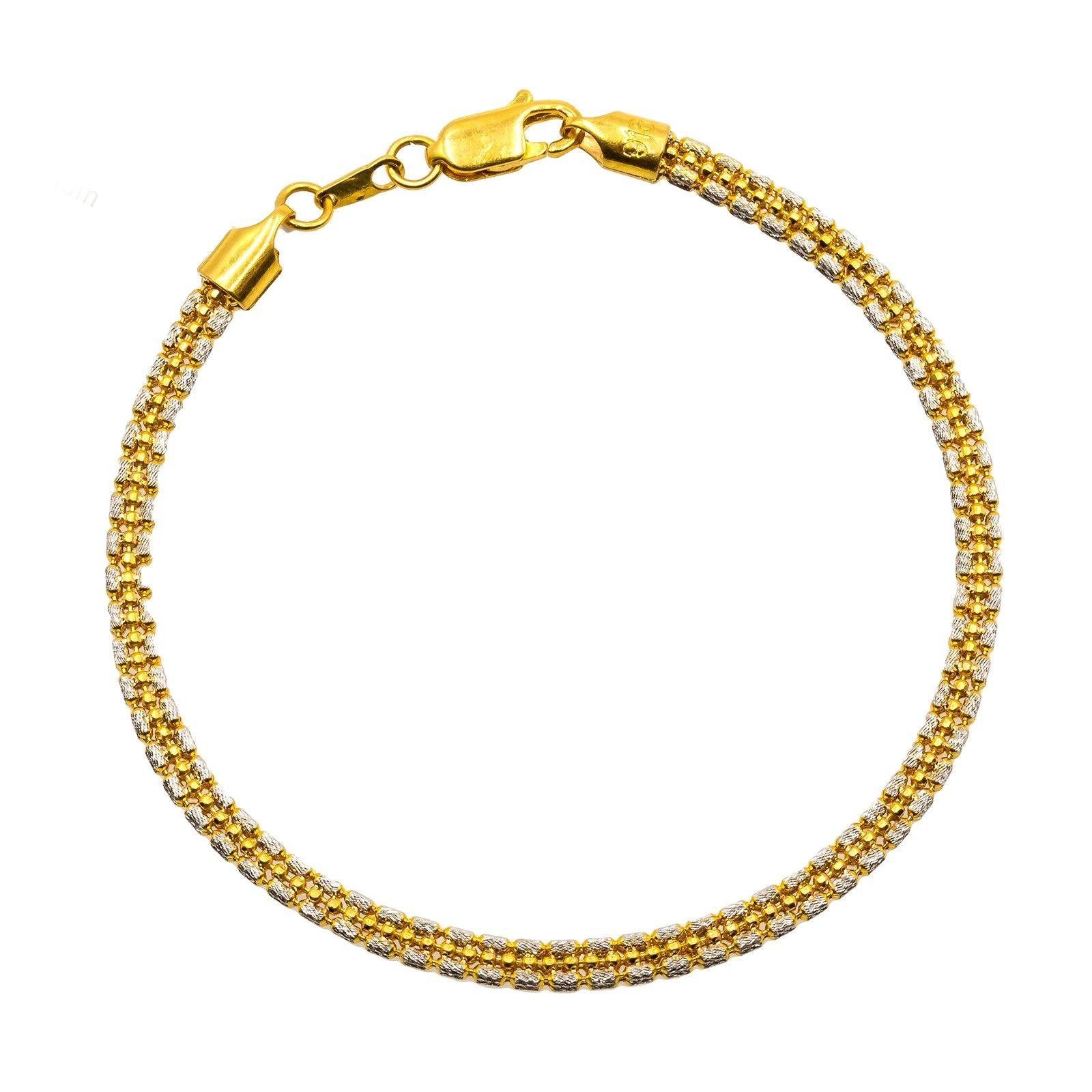 22K Gold Cuff for Men - Bracelet - 235-GBR1950 in 57.050 Grams