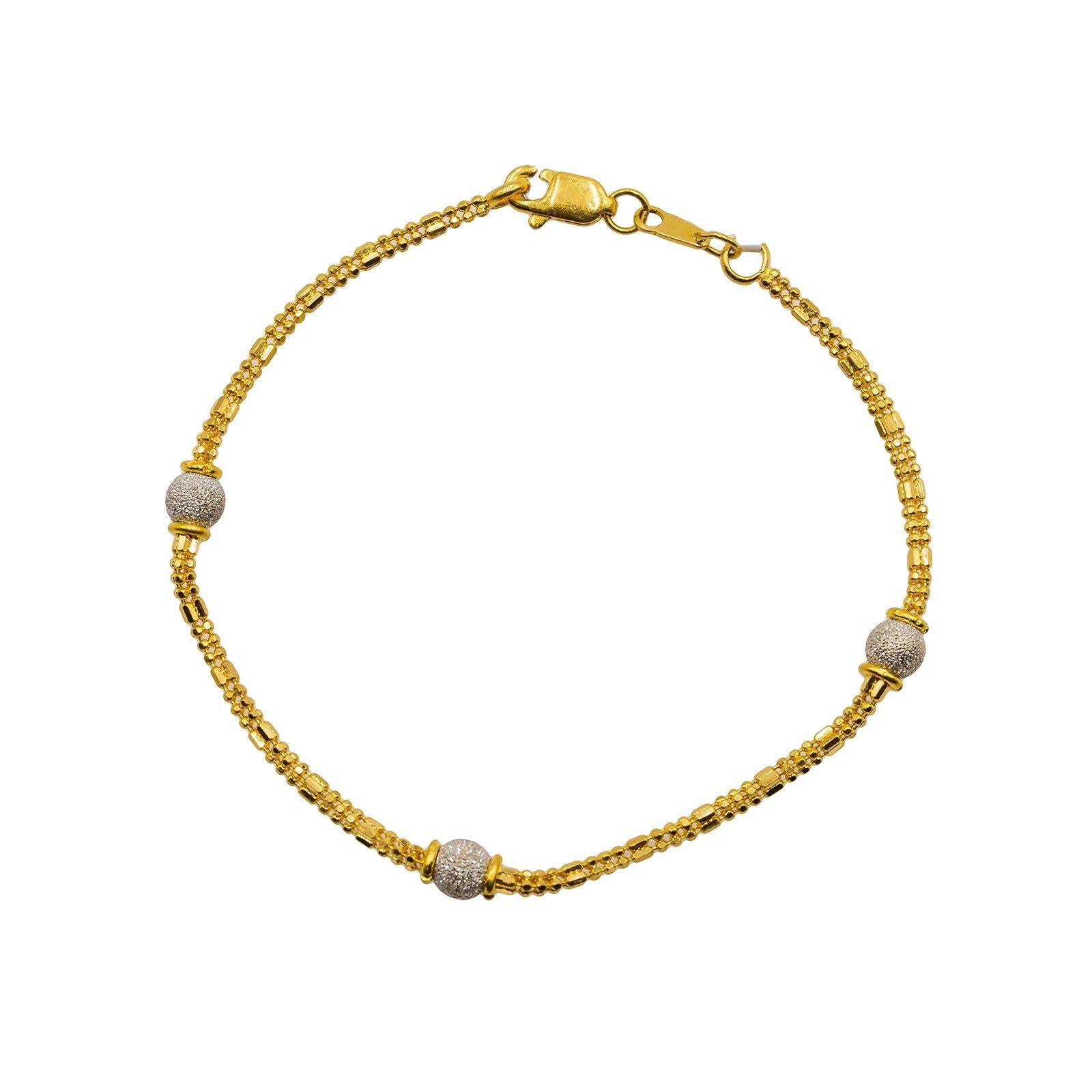 916 Gold Hollow Rope Bracelet (4gm Series)