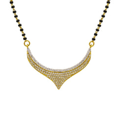 18K Yellow Gold Diamond Mangalsutra Necklace W/ 1.38ct VS-SI Diamonds - Virani Jewelers