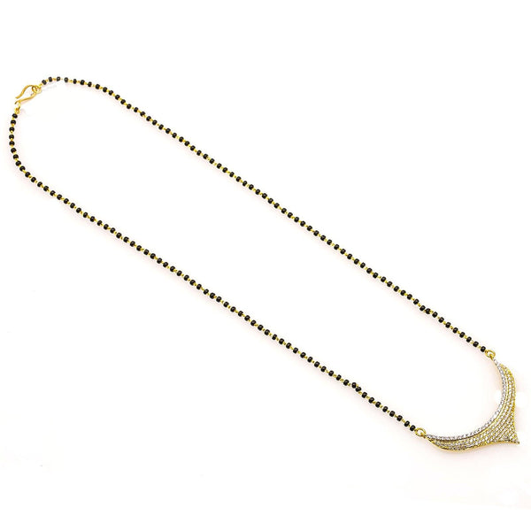 18K Yellow Gold Diamond Mangalsutra Necklace W/ 1.38ct VS-SI Diamonds - Virani Jewelers |  18K Yellow Gold Diamond Mangalsutra Necklace W/ 1.38ct VS-SI Diamonds for women. This beautiful ...