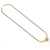18K Yellow Gold Diamond Mangalsutra Necklace W/ 1.36ct VS-SI Diamonds - Virani Jewelers | 18K Gold Diamond Mangalsutra Necklace W/ 1.36ct VS-SI Diamonds for women. This beautiful 18K gold...