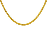 22K Yellow Gold Men's Chain W/ Foxtail Link - Virani Jewelers | Invest in stunning 22K jewelry and order this men’s gold chain from Virani Jewelers!Features:

Pu...