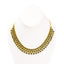 22K Yellow Gold Necklace & Earrings Set in Floral Design W/ Genuine Sapphire - Virani Jewelers