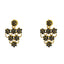 22K Yellow Gold Necklace & Earrings Set in Floral Design W/ Genuine Sapphire - Virani Jewelers