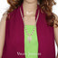 22K Gold Cable Link Necklace & Drop Earrings W/ Ruby, Emerald, & CZ Stones - Virani Jewelers