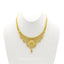 22K Ornate Yellow Gold Chandelier Necklace & Drop Earrings Set - Virani Jewelers