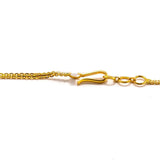 22K Yellow Gold Necklace & Earrings Set W/ Emeralds, Rubies & Ornate Draped Design - Virani Jewelers |  22K Yellow Gold Necklace & Earrings Set W/ Emeralds, Rubies & Ornate Draped Design for w...