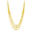 22K Yellow Gold Necklace & Jhumki Drop Earrings Set W/ Gold Balls & Cap Accents - Virani Jewelers