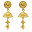 22K Yellow Gold Beaded Filigree Necklace & Drop Earrings Set - Virani Jewelers