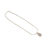 22K White Gold Pendant W/ Layered Curve Design - Virani Jewelers |  22K White Gold Pendant W/ Layered Curve Design for women. This beautiful 22K white gold pendant ...