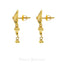22K Yellow Gold Ornate Pattern Pendant & Earrings Set - Virani Jewelers