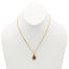 Teardrop Ruby Pendant Necklave & Earring Set in 22K Yellow Gold - Virani Jewelers