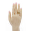 22K Yellow Gold Diamond Frame Enamel Ring - Virani Jewelers