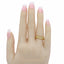 22K Yellow Gold Wave Cubic Zirconia Ring - Virani Jewelers