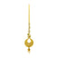 22K Antique Gold Tikka W/ Emerald, Ruby, Kundan & Pearl - Virani Jewelers