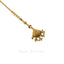 22K Yellow Gold Tikka Headpiece W/ Drop Bead Balls - Virani Jewelers