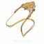 22K Yellow Gold Laxmi Arm Vanki W/ Colored Cubic Zirconia Stones - Virani Jewelers