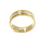 Platinum & 18K Yellow Gold Two Tone Ring Band For Men - Virani Jewelers