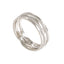Platinum Ring Band W/ Twisted Stripes for Men - Virani Jewelers