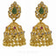 22K Gold Uncut Diamond Emerald Ruby Necklace and Earrings Set - Virani Jewelers